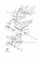 BRAS ARRIERE pour Yamaha MT07 2014