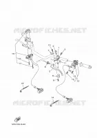 COMMODO / LEVIER pour Yamaha MT07 2014