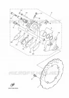 ETRIER DE FREIN ARRIERE pour Yamaha MT07 2014