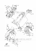 GARDE BOUE pour Yamaha MT07 2014