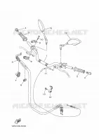 GUIDON ET CABLES pour Yamaha MT07 2014