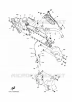 RADIATEUR / DURITES pour Yamaha MT07 2014