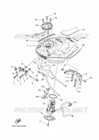 RESERVOIR A ESSENCE pour Yamaha MT07 2014