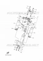 DIRECTION pour Yamaha MT07 2014
