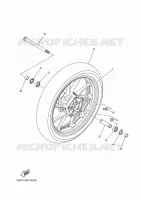 ROUE AVANT pour Yamaha MT07 2014