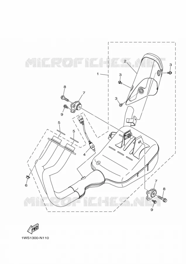 ECHAPPEMENT Yamaha MOTO 700 2014 MT07  MT07