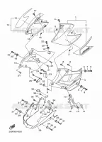 COUVERCLE LATERAL 2 pour Yamaha XJ6 2014