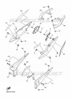 COUVERCLE LATERAL pour Yamaha XJ6 2014