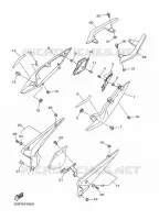 COUVERCLE LATERAL pour Yamaha XJ6 2014