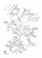 COUVERCLE LATERAL 2 pour Yamaha XJ6 2014
