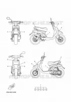 EMBLEME pour Yamaha BOOSTER 2014