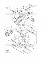 BRAS OSCILLANT / AMORTISSEUR pour Yamaha XTZ SUPER TENERE 2014