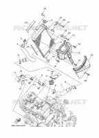 RADIATEUR / DURITES pour Yamaha XTZ SUPER TENERE 2014