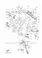SUPPORT / REPOSE PIEDS pour Yamaha XTZ SUPER TENERE 2014