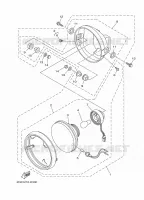PHARE  pour Yamaha YB 2014