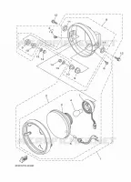 PHARE  pour Yamaha YB 2014