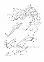 COUVERCLE LATERAL pour Yamaha XMAX 2014
