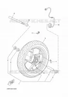 ROUE AVANT pour Yamaha XMAX 2014