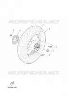 ROUE ARRIERE pour Yamaha XMAX ABS 2014