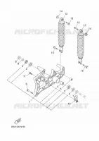 BRAS OSCILLANT / AMORTISSEUR pour Yamaha XMAX 2014