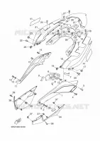 COUVERCLE LATERAL pour Yamaha XMAX 2014