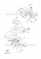 GARDE BOUE pour Yamaha XMAX 2014