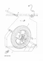 ROUE AVANT pour Yamaha XMAX 2014