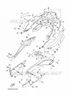 COUVERCLE LATERAL pour Yamaha XMAX 2014