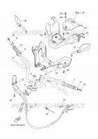 GUIDON ET CABLES pour Yamaha XMAX 2014