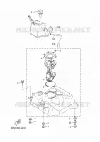 RESERVOIR A ESSENCE pour Yamaha XMAX 2014