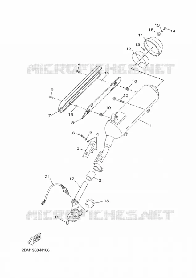 ECHAPPEMENT Yamaha SCOOTER 125 2014 XMAX  YP125R