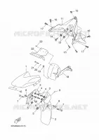 GARDE BOUE pour Yamaha XMAX 2014