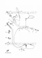 GUIDON ET CABLES pour Yamaha MT09 ABS 2014