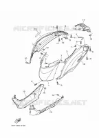 COUVERCLE LATERAL pour Yamaha DELIGHT 2014