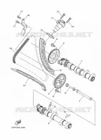 ARBRE A CAMES / CHAINE DE DISTRIBUTION pour Yamaha XTZ SUPER TENERE 2014