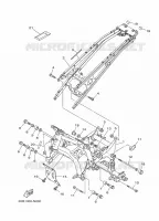 CADRE pour Yamaha XTZ SUPER TENERE 2014