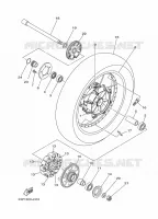 ROUE ARRIERE pour Yamaha XTZ SUPER TENERE 2014