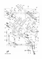 SUPPORT / REPOSE PIEDS pour Yamaha XTZ SUPER TENERE 2014