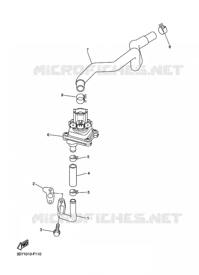 SYSTÈME D'ADMISSION D'AIR AIS Yamaha MOTO 250 2014 WRX  WR250X