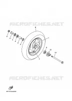 ROUE AVANT pour Yamaha VITY 2014