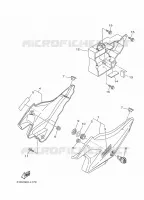 COUVERCLE LATERAL pour Yamaha YBR 2014
