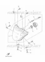 PHARE  pour Yamaha YBR 2014
