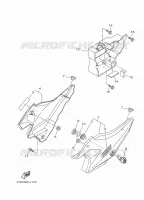 COUVERCLE LATERAL pour Yamaha YBR 2014