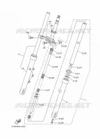 FOURCHE pour Yamaha YBR 2014