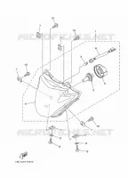 PHARE  pour Yamaha YBR 2014