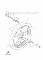 ROUE AVANT pour Yamaha YBR 2014