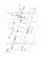 FOURCHE pour Yamaha YBR 2014