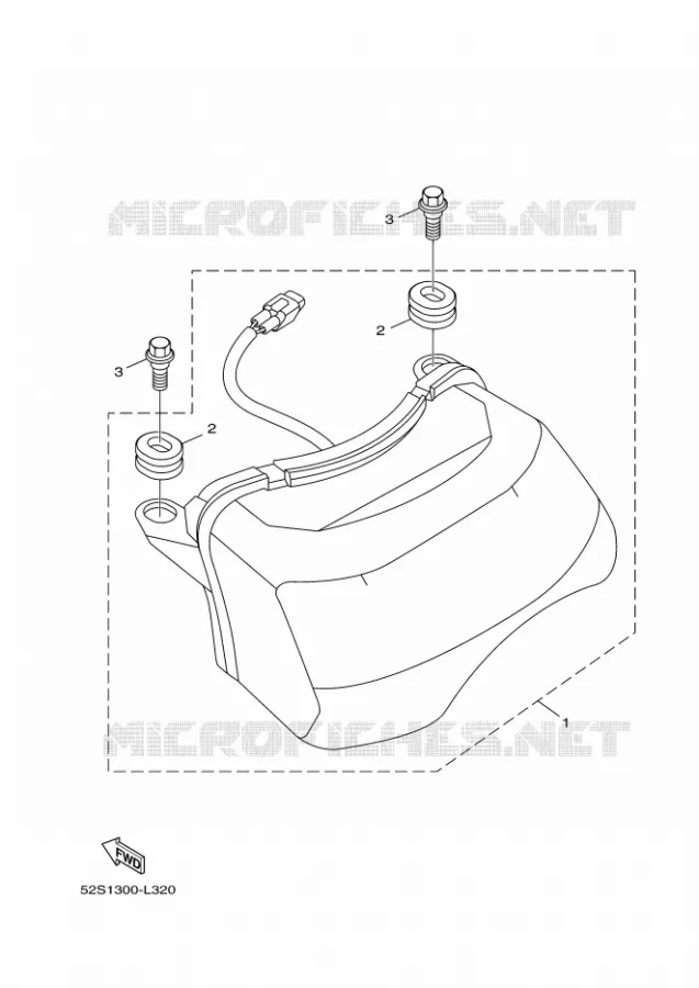 FEU ARRIERE Yamaha SCOOTER 151 2014 XENTER  HW151
