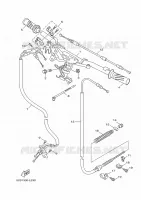 GUIDON ET CABLES pour Yamaha XENTER 2014