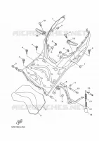 SUPPORT / REPOSE PIEDS pour Yamaha XENTER 2014